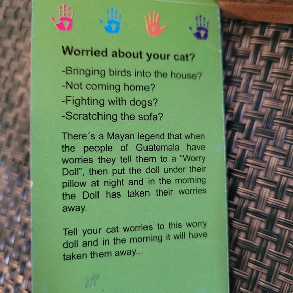 Cat Worries Doll and Cat Collar - Picture 6 of 8